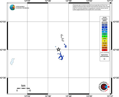 Mappa EMS - territori località