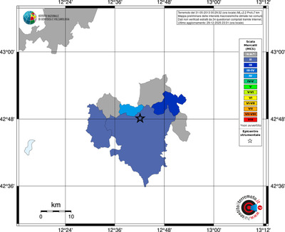 Mappa MCS - territori comuni