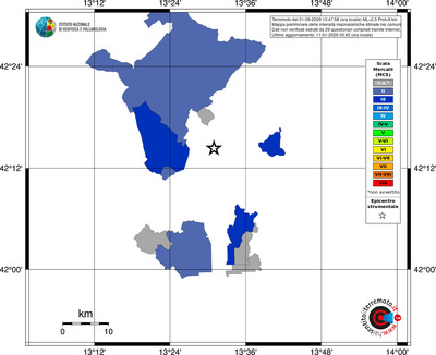 Mappa MCS - territori comuni
