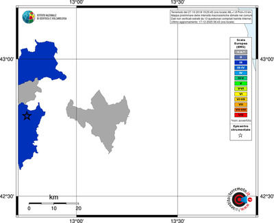Mappa EMS - territori comuni