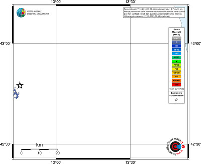 Mappa MCS - territori località