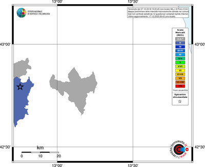Mappa MCS - territori comuni