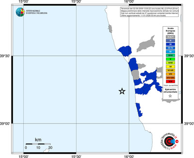 Mappa EMS - territori comuni