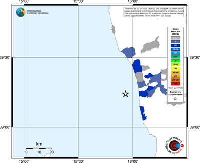 Mappa MCS - territori comuni