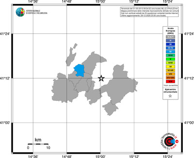 Mappa EMS - territori comuni