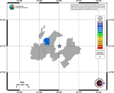 Mappa MCS - territori comuni