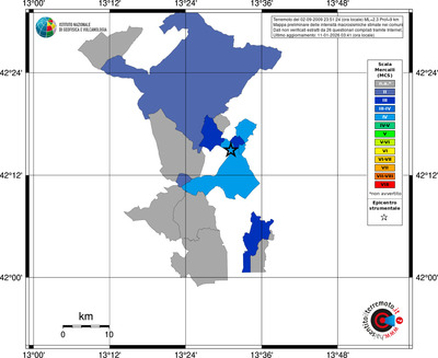 Mappa MCS - territori comuni