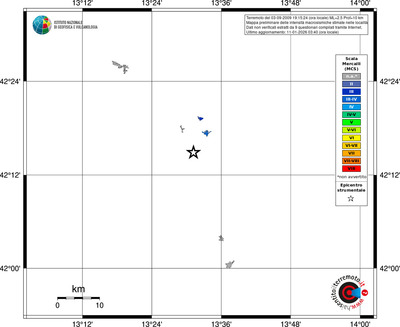Mappa MCS - territori località