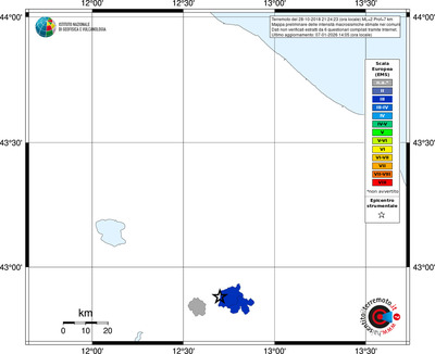 Mappa EMS - territori comuni