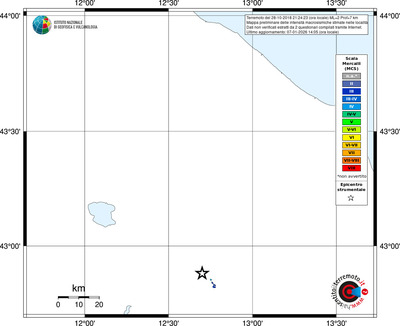 Mappa MCS - territori località