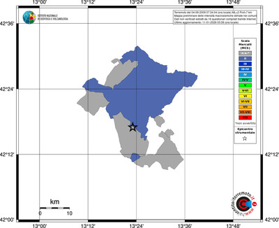 Mappa MCS - territori comuni