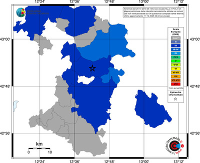 Mappa EMS - territori comuni