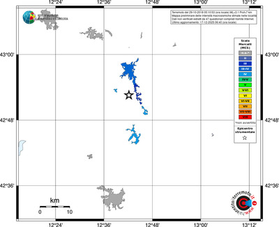 Mappa MCS - territori località
