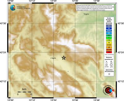 Mappa EMS - località