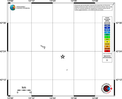 Mappa EMS - territori località