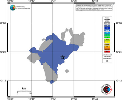 Mappa MCS - territori comuni