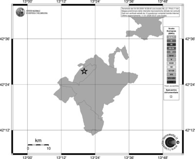 Mappa EMS - territori comuni