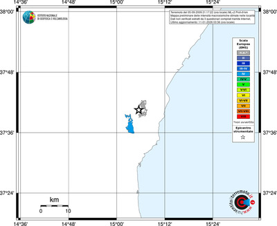 Mappa EMS - territori località