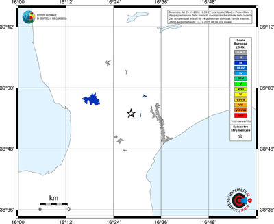 Mappa EMS - territori località