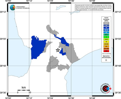 Mappa EMS - territori comuni