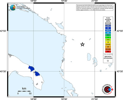 Mappa EMS - territori comuni