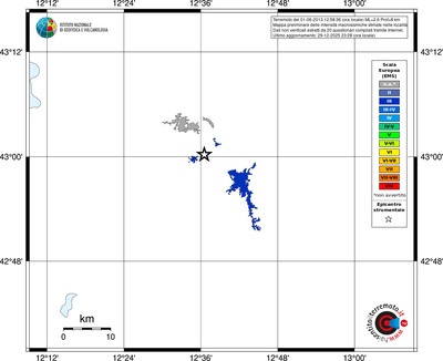 Mappa EMS - territori località