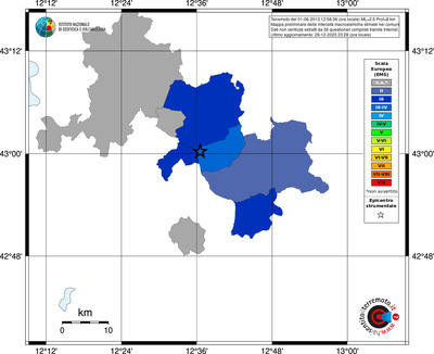Mappa EMS - territori comuni