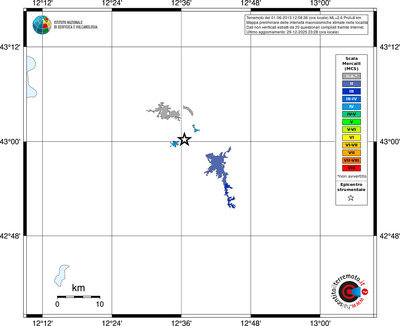 Mappa MCS - territori località
