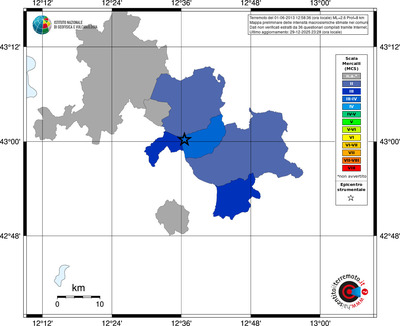 Mappa MCS - territori comuni