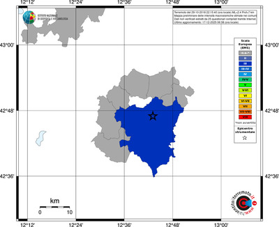 Mappa EMS - territori comuni