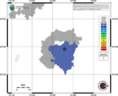 Mappa MCS - territori comuni