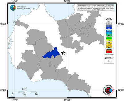 Mappa MCS - territori comuni