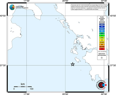 Mappa EMS - territori località