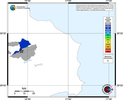 Mappa EMS - territori comuni