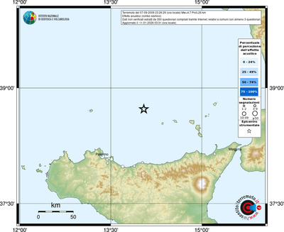 Mappa comuni con almeno 3 questionari