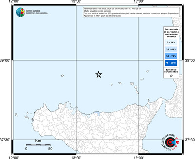 Mappa territorio comunale con almeno 3 questionari