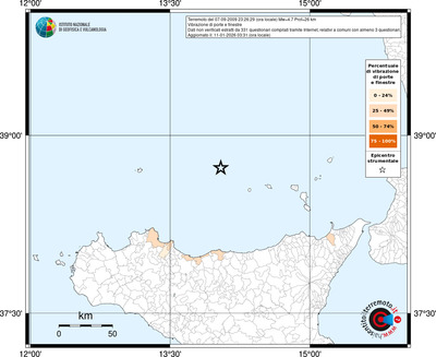 Mappa territorio comunale con almeno 3 questionari
