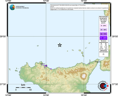 Mappa comuni con almeno 3 questionari