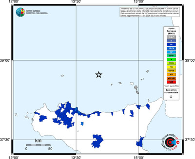 Mappa EMS - territori comuni