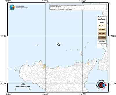 Mappa territorio comunale con almeno 3 questionari