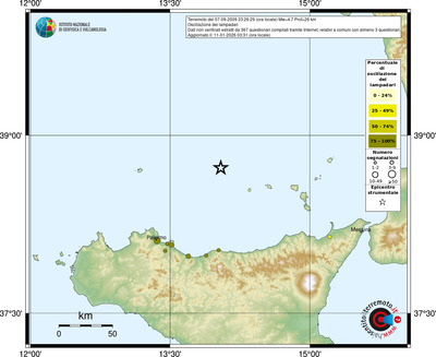 Mappa comuni con almeno 3 questionari