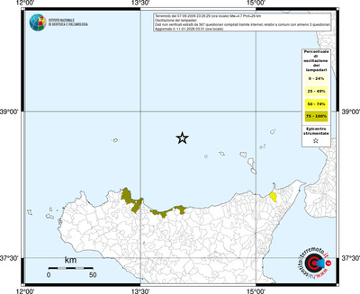Mappa territorio comunale con almeno 3 questionari