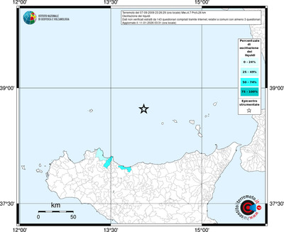 Mappa territorio comunale con almeno 3 questionari