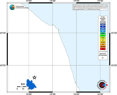 Mappa EMS - territori comuni