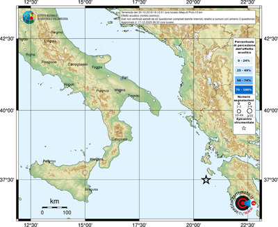 Mappa comuni con almeno 3 questionari