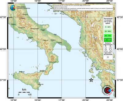 Mappa comuni con almeno 3 questionari