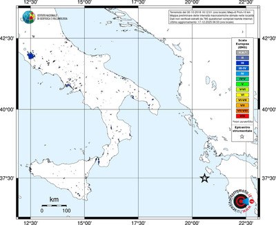 Mappa EMS - territori località
