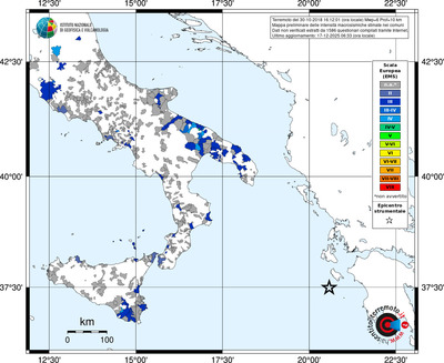 Mappa EMS - territori comuni