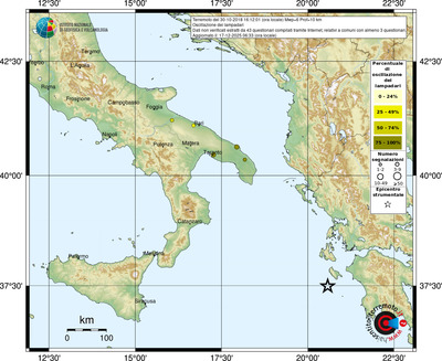 Mappa comuni con almeno 3 questionari