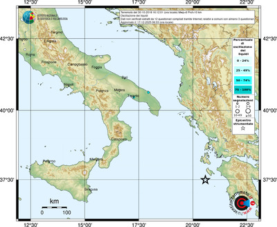 Mappa comuni con almeno 3 questionari